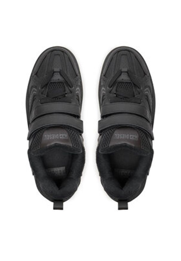 Diesel Sneakersy S-Ukiyo Y03407 P6903 T8013 Czarny. Kolor: czarny. Materiał: skóra