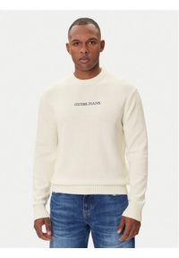 Guess Jeans Sweter M4BR31 Z3HM1 Écru Regular Fit. Materiał: bawełna