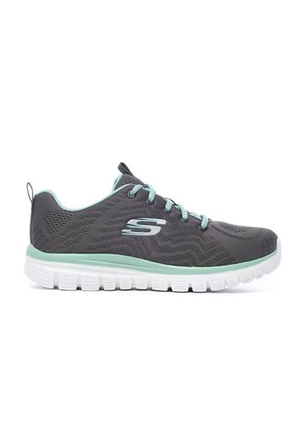 skechers - Buty do chodzenia damskie Skechers Gracefulget Connect. Zapięcie: sznurówki. Kolor: brązowy. Materiał: materiał, tkanina. Szerokość cholewki: normalna. Sport: turystyka piesza