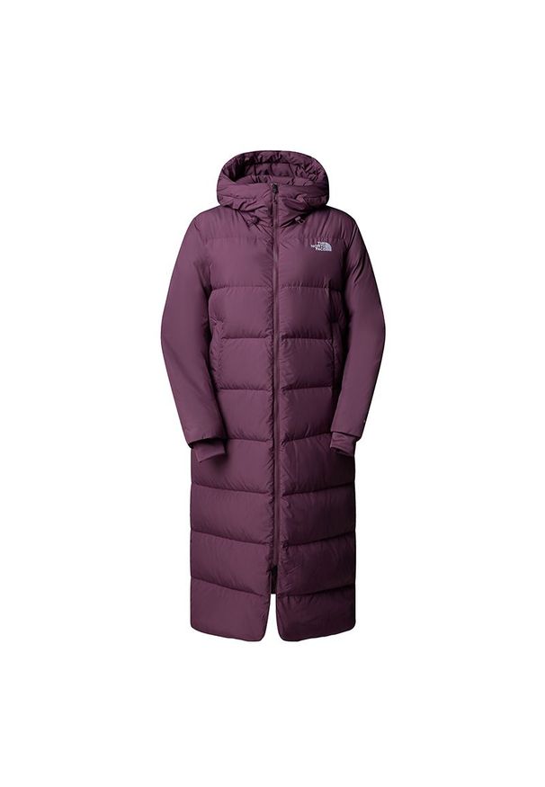 Kurtka The North Face Triple C 0A84J41NI1 - fioletowa. Kolor: fioletowy. Materiał: poliester, puch. Długość: długie. Styl: klasyczny