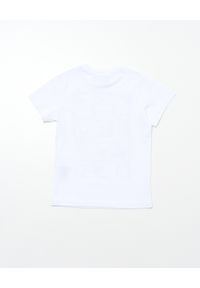 DSQUARED2 KIDS - Biały t-shirt z nadrukiem 4-12 lat. Kolor: biały. Materiał: jeans, bawełna. Wzór: nadruk. Sezon: lato #3