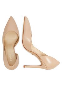DeeZee Szpilki DZ-09 Beżowy. Kolor: beżowy. Materiał: skóra. Obcas: na szpilce #3