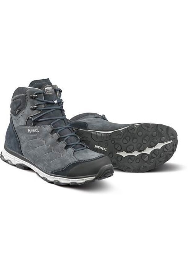 MEINDL - Buty trekkingowe męskie Meindl Tramin Gore-Tex. Kolor: wielokolorowy, niebieski, szary. Technologia: Gore-Tex