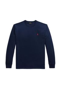 Polo Ralph Lauren Longsleeve 710970697003 Granatowy Classic Fit. Typ kołnierza: polo. Kolor: niebieski. Materiał: bawełna. Długość rękawa: długi rękaw #3
