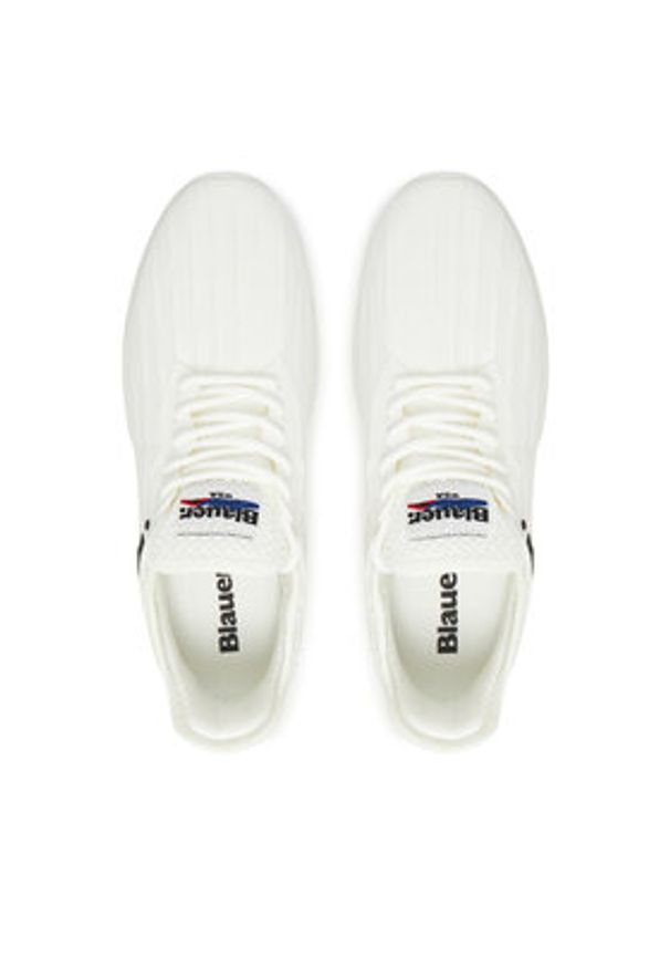 Blauer Sneakersy S5HULETT01 Biały. Kolor: biały. Materiał: materiał