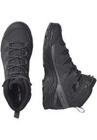 salomon - Buty górskie Salomon Quest Rove Gore-Tex. Kolor: czarny. Materiał: materiał, skóra, syntetyk. Szerokość cholewki: normalna. Technologia: Gore-Tex #2