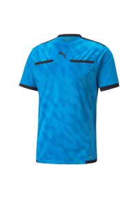 Koszulka do piłki nożnej męska Puma teamLiga Referee. Kolor: niebieski. Materiał: poliester. Sport: piłka nożna #1
