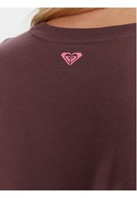 Roxy T-Shirt Hangloose The Sky ERJZT06020 Fioletowy Regular Fit. Kolor: fioletowy. Materiał: bawełna #5