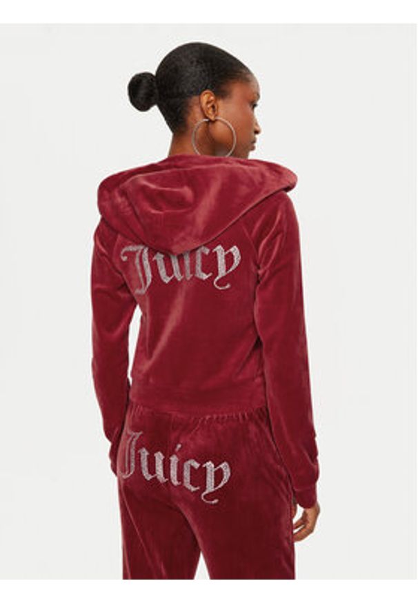 Juicy Couture Bluza Madison JCWA122001 Czerwony Slim Fit. Kolor: czerwony. Materiał: syntetyk