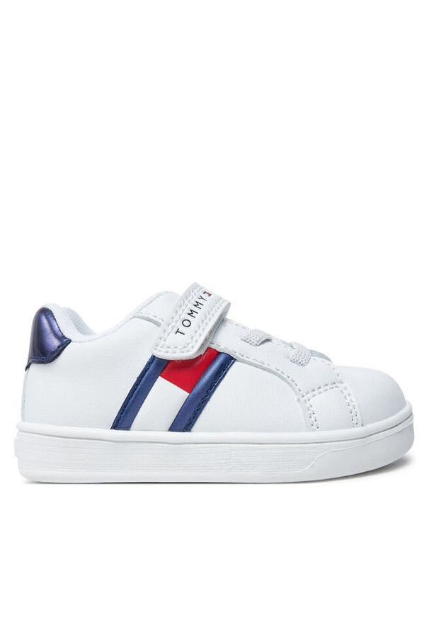 TOMMY HILFIGER - Sneakersy Tommy Hilfiger. Kolor: biały