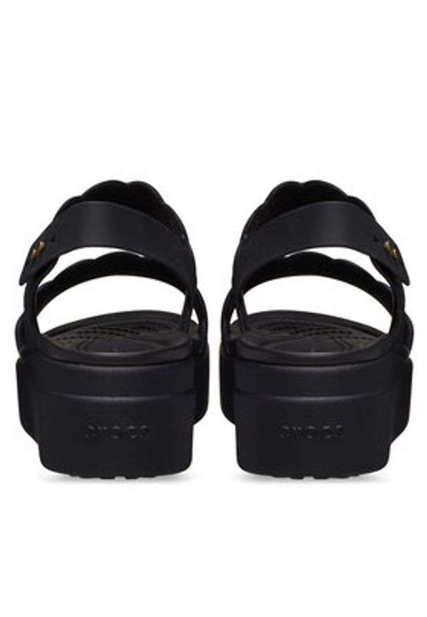 Crocs Sandały Brooklyn Woven Upper LW 209977 Czarny. Kolor: czarny