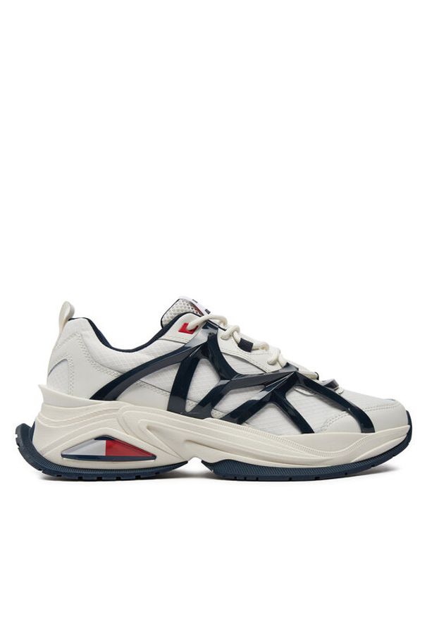 Tommy Jeans Sneakersy Tjm Outdoor Runner EM0EM01385 Granatowy. Kolor: niebieski. Materiał: materiał. Sport: outdoor