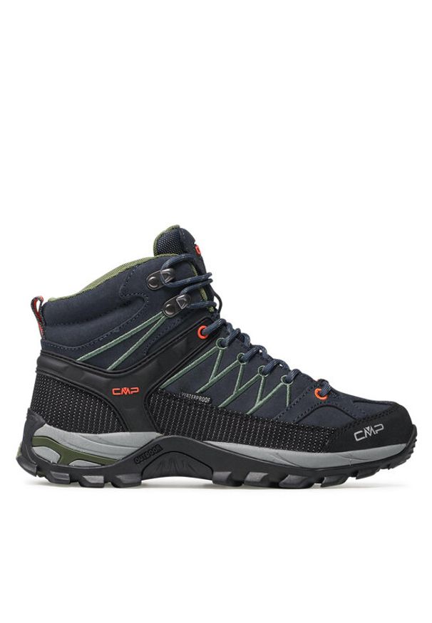 CMP Trekkingi Rigel Mid Trekking Shoe Wp 3Q12947 Granatowy. Kolor: niebieski. Materiał: skóra, zamsz. Sport: turystyka piesza