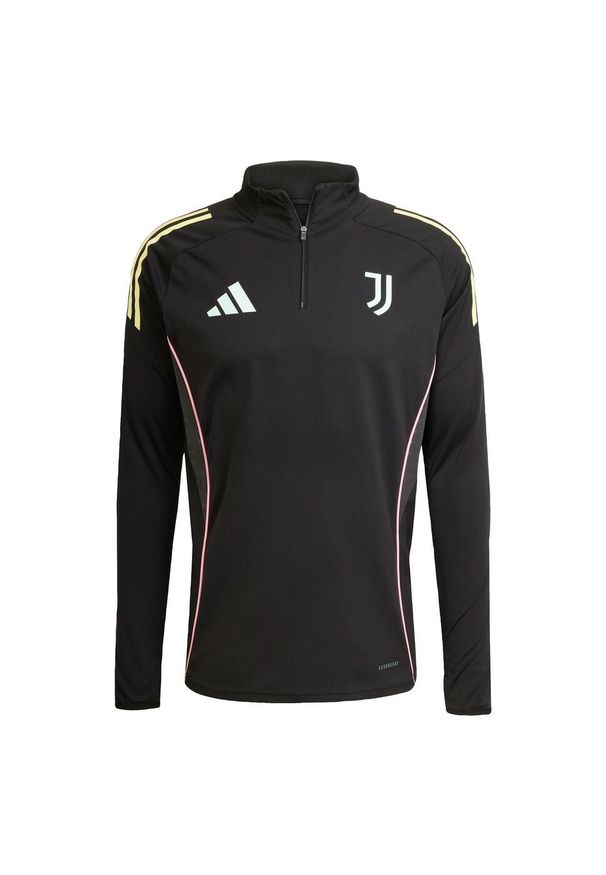 Adidas - Bluza Juventus Tiro 25 Competition Training. Kolor: czarny. Materiał: dresówka. Sport: piłka nożna