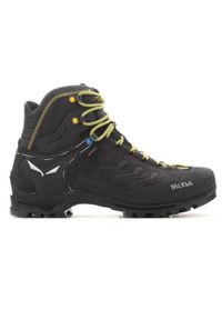 Buty trekkingowe męskie Salewa MS Rapace Gtx. Wysokość cholewki: za kostkę. Zapięcie: sznurówki. Kolor: niebieski, wielokolorowy. Materiał: materiał, syntetyk. Szerokość cholewki: normalna