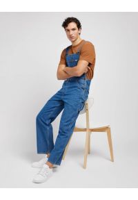 Lee - LEE BIB MID MĘSKIE SPODNIE JEANSOWE OGRODNICZKI JEANS MID SHADE 112349314 L72Z017385 #5