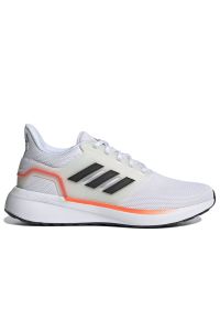 Adidas - Buty adidas EQ19 Run H02036 - białe. Zapięcie: sznurówki. Kolor: biały. Materiał: guma, materiał. Szerokość cholewki: normalna. Model: Adidas Cloudfoam. Sport: bieganie
