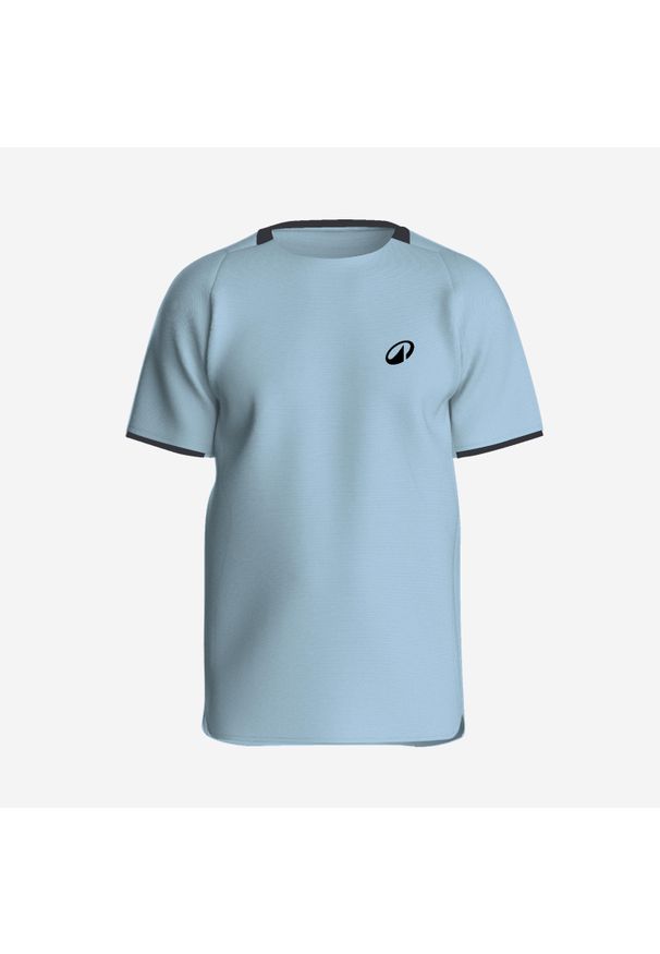 KUIKMA - Koszulka tenisowa męska Kuikma Dry+. Kolor: niebieski. Materiał: poliester, materiał. Sport: tenis