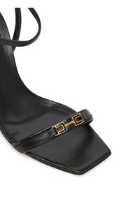 Elisabetta Franchi Sandały SA57L51E2 110 Czarny. Kolor: czarny. Materiał: skóra #5