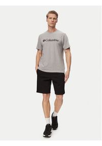 columbia - Columbia T-Shirt Basic Logo™ 2155001 Szary jasny Regular Fit. Kolor: szary. Materiał: bawełna #5