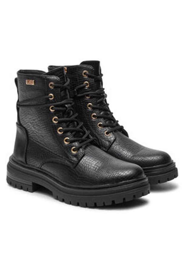 Lee Trzewiki Rosalie 50243014.11A Czarny. Kolor: czarny. Materiał: skóra