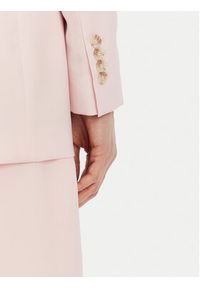 BOSS Marynarka Jaleto7 50537509 Różowy Regular Fit. Kolor: różowy. Materiał: wełna #3