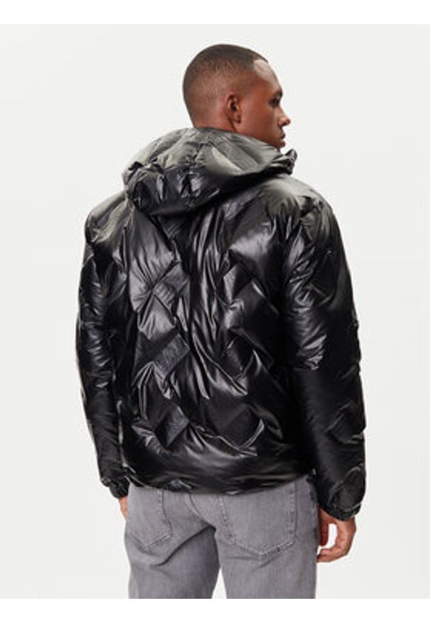EA7 Emporio Armani Kurtka z imitacji skóry 7M001860 AF22699 UC001 Czarny Regular Fit. Kolor: czarny. Materiał: syntetyk