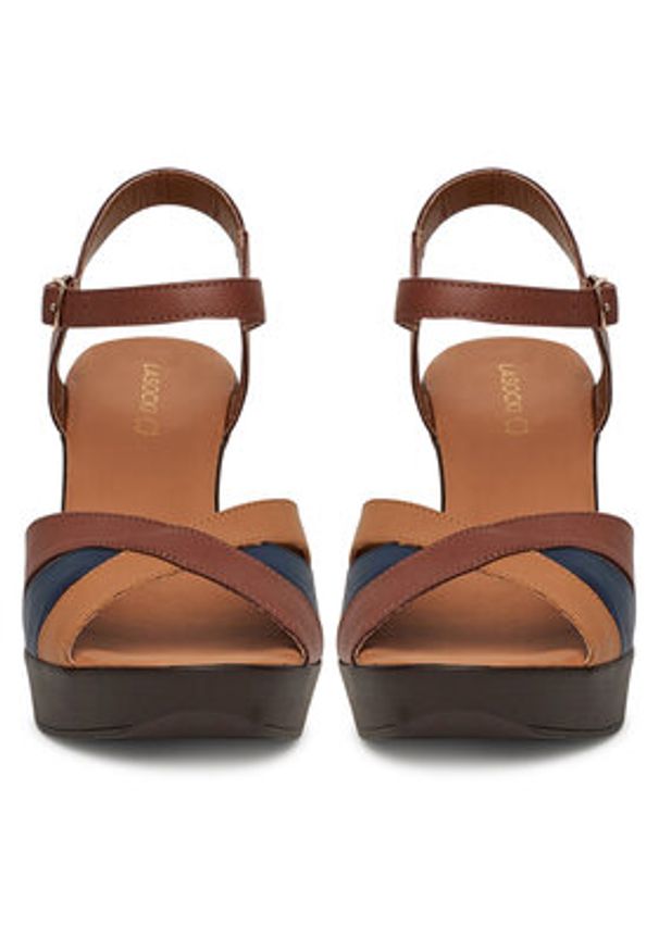 Lasocki Sandały CEO-EST-2025N-16 Brązowy. Kolor: brązowy. Materiał: skóra