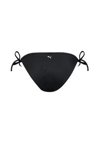 Dół od bikini Dameskie Puma, wiązane po bokach, czarne. Kolor: czarny. Materiał: poliester
