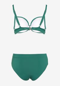Renee - Zielone Bikini Stanik Push-Up i Klasyczne Figi Pevbia. Kolor: zielony