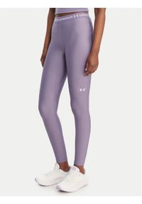 Under Armour Legginsy HeatGear® 6010002 Fioletowy Slim Fit. Kolor: fioletowy. Materiał: syntetyk #1