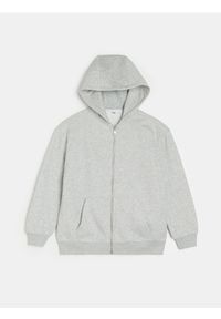 Sinsay - Bluza z kapturem basic - szary. Typ kołnierza: kaptur. Kolor: szary