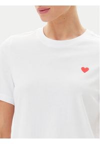 Vero Moda T-Shirt Paulina 10316991 Biały Regular Fit. Kolor: biały. Materiał: bawełna #4
