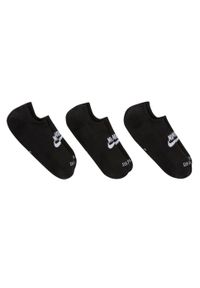 Nike - Skarpety Za Kostkę Unisex Adult Plus Cushioned Everyday. Kolor: czarny