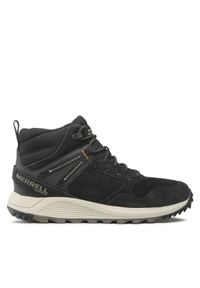 Merrell Trekkingi Wildwood Sb Mid Wp J067285 Czarny. Kolor: czarny. Materiał: skóra, zamsz. Sport: turystyka piesza