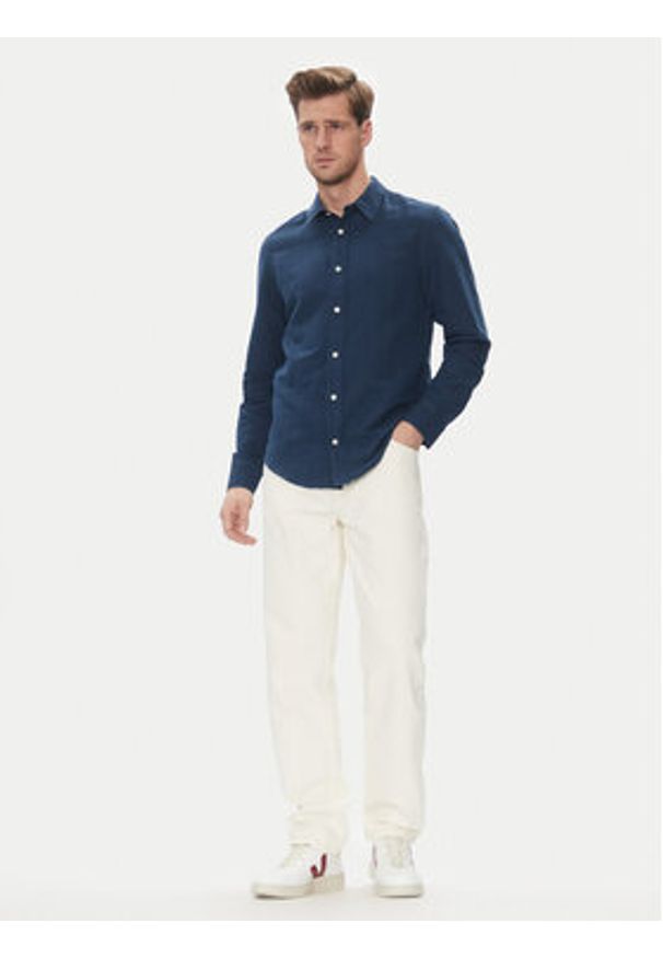 Lee Jeansy Oscar 112364188 Biały Tapered Fit. Kolor: biały