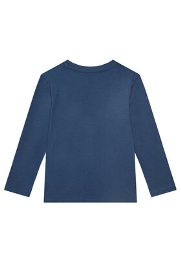 Guess Bluzka N5YI25 K8HM4 Granatowy Regular Fit. Kolor: niebieski. Materiał: bawełna