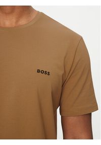 BOSS T-Shirt Mix&Match 50515312 Beżowy Regular Fit. Kolor: beżowy. Materiał: bawełna