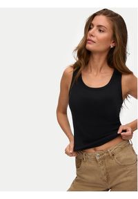 Vero Moda Top Chole 10344951 Czarny Regular Fit. Kolor: czarny. Materiał: bawełna #4