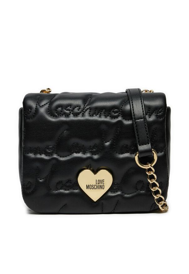 Love Moschino - LOVE MOSCHINO Torebka JC4127PP1LLJ0000 Czarny. Kolor: czarny. Materiał: skórzane