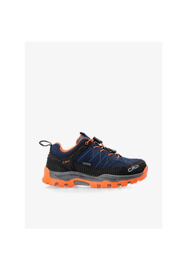 Buty turystyczne dziecięce CMP Kids Rigel Low Trekking Shoes WP. Kolor: niebieski. Sport: turystyka piesza