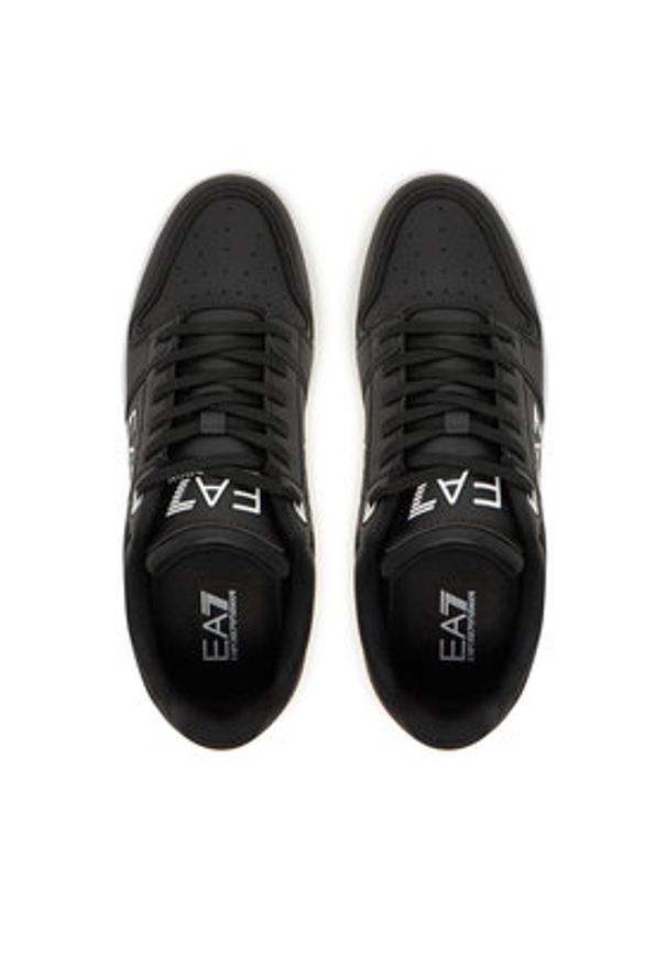 EA7 Emporio Armani Sneakersy 7X000345 AF11988 MC113 Czarny. Kolor: czarny. Materiał: skóra