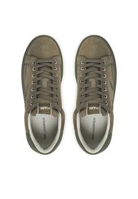 Karl Lagerfeld - KARL LAGERFELD Sneakersy Kapri KL52542F Khaki. Kolor: brązowy. Materiał: nubuk, skóra #2