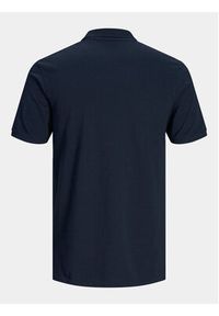 Jack & Jones - Jack&Jones Polo Basic 12136516 Granatowy Slim Fit. Typ kołnierza: polo. Kolor: niebieski. Materiał: bawełna #8