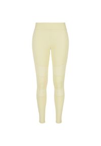 Legginsy damskie Urban Classics Tech Mesh GT. Kolor: żółty. Materiał: mesh #1