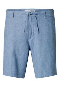 Selected Homme Szorty materiałowe Brody 16087638 Niebieski Regular Fit. Kolor: niebieski. Materiał: bawełna #3