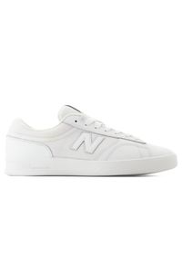 Buty męskie New Balance Numeric NM430WII – białe. Kolor: biały. Materiał: skóra, dresówka. Szerokość cholewki: normalna. Sport: skateboard