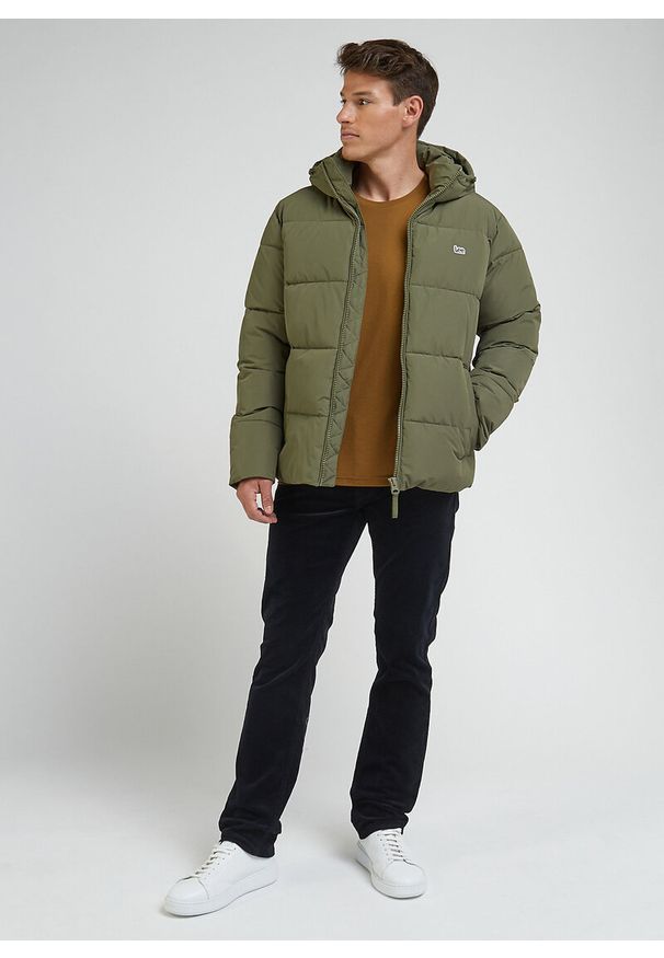 Lee - LEE MĘSKIE SPODNIE JEANSOWE DAREN ZIP FLY BLACK 112342357 L707007087