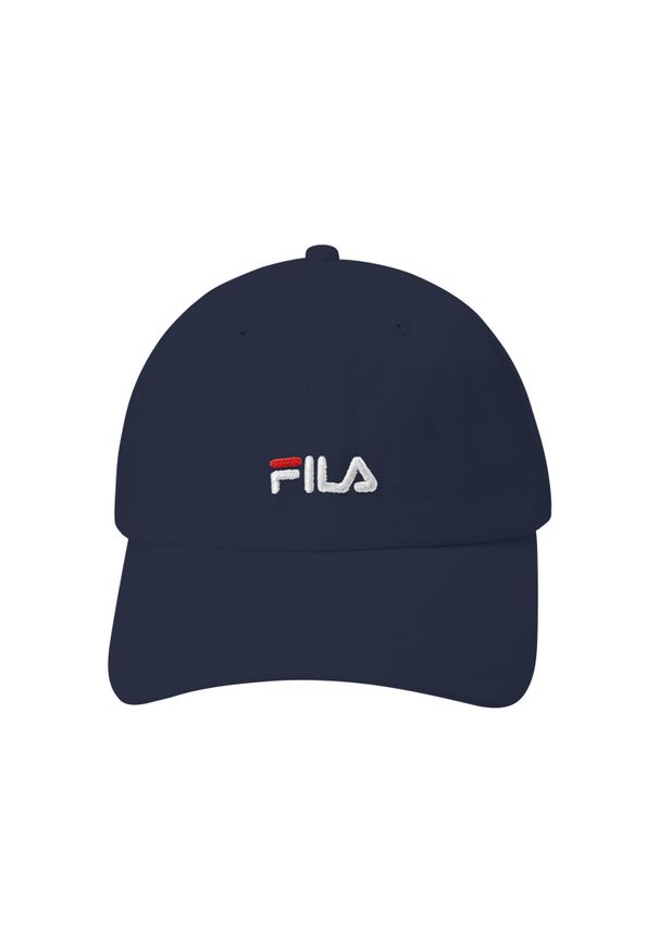 Czapka z daszkiem Fila Faridokt D. Kolor: niebieski, wielokolorowy, biały. Materiał: bawełna, tkanina. Styl: casual, sportowy