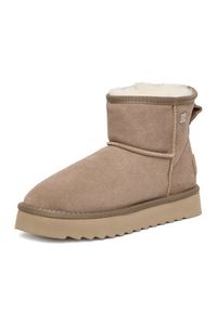 Nine West Śniegowce CEO-NASR-01 Beżowy. Kolor: beżowy. Materiał: skóra, zamsz #4